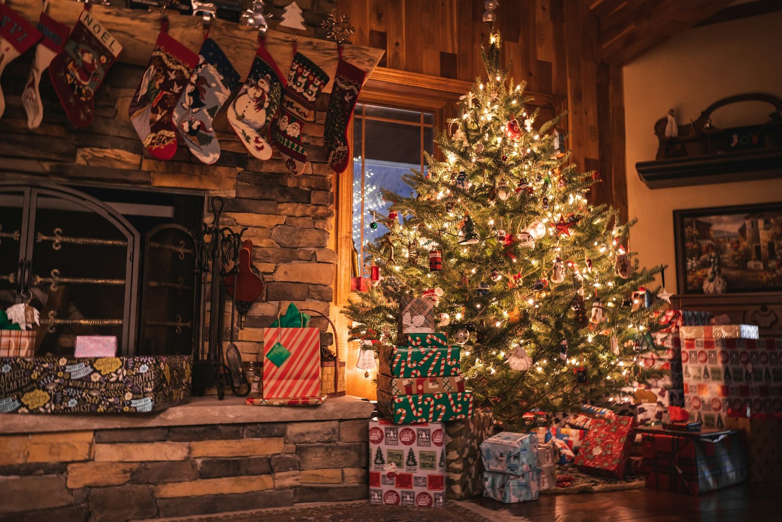 Best Christmas tree skirts under a decorated tree with gifts