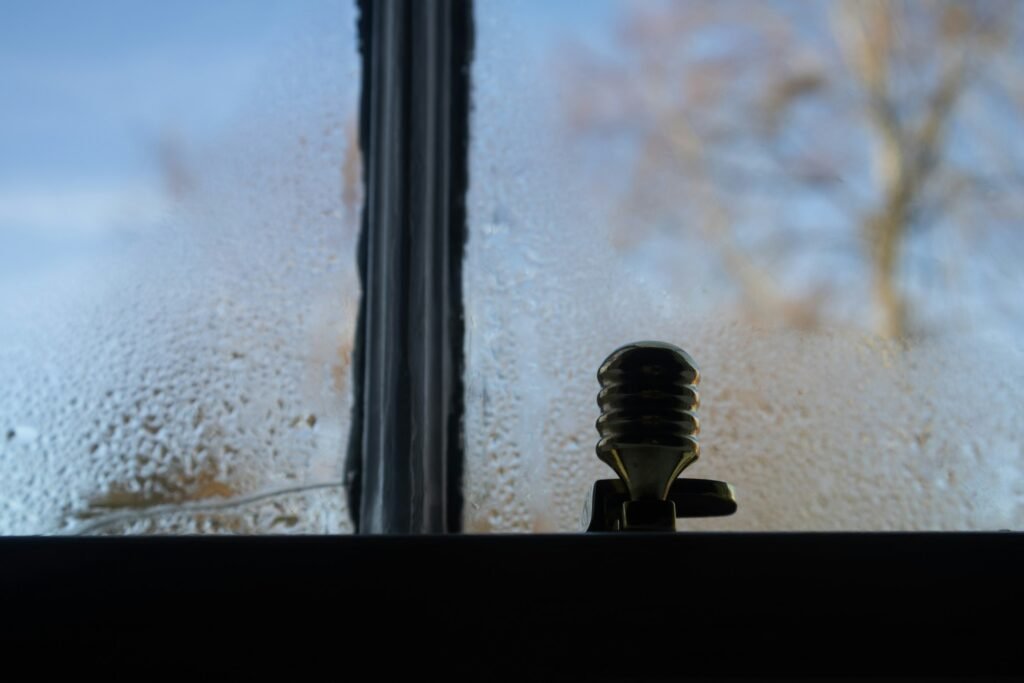 Condensation on a window, a sign you need to ask what size dehumidifier do I need