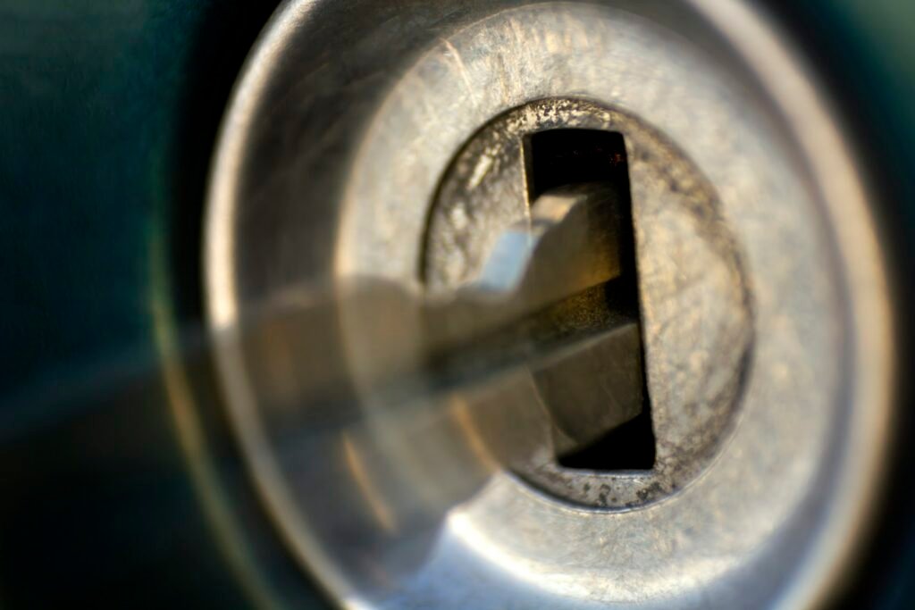 Physical backup key in a deadbolt cylinder, the lockout plan for a keypad deadbolt or smart lock