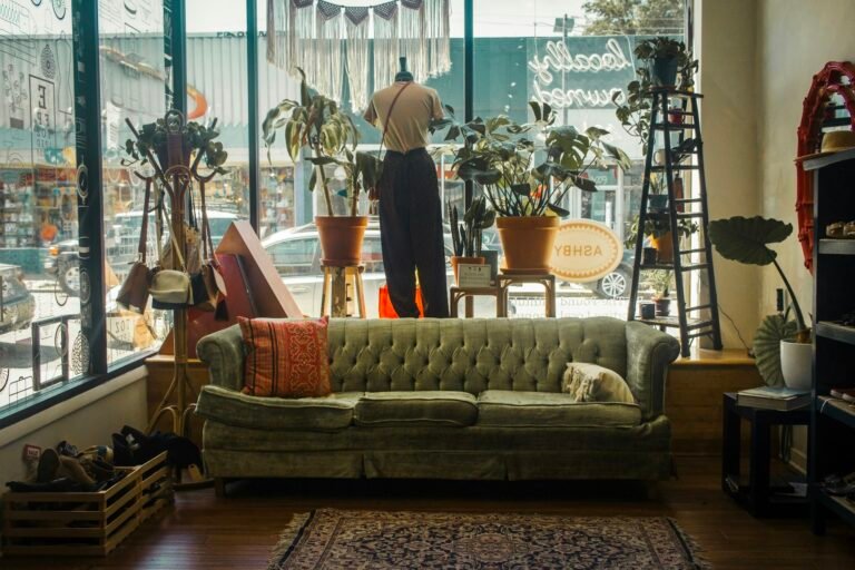 Vintage furniture shop