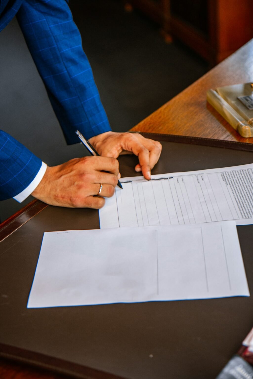 First time home buyer programs – Person filling out a form