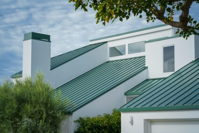 House with a metal roof