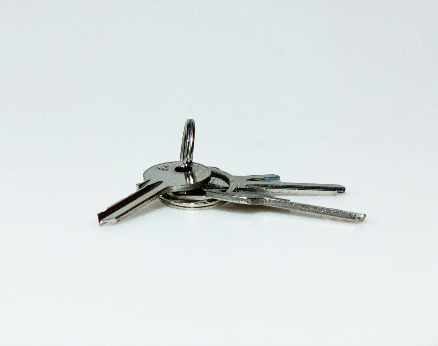 Three silver keys