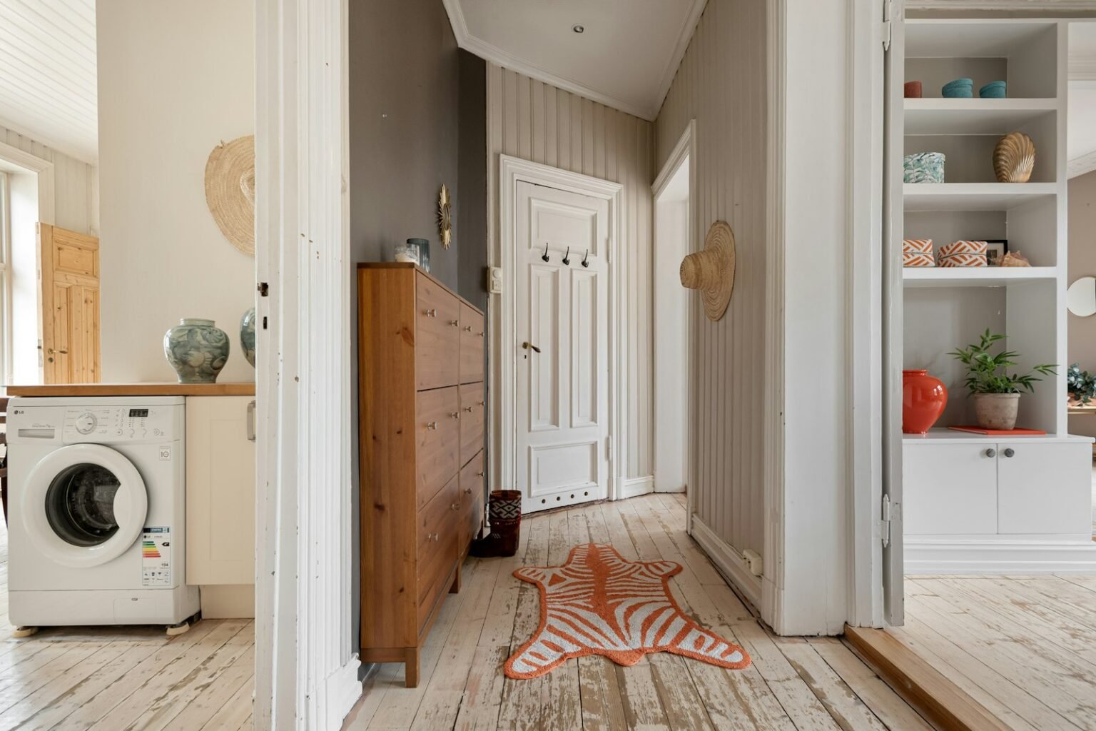 Laundry room with a washer and dryer